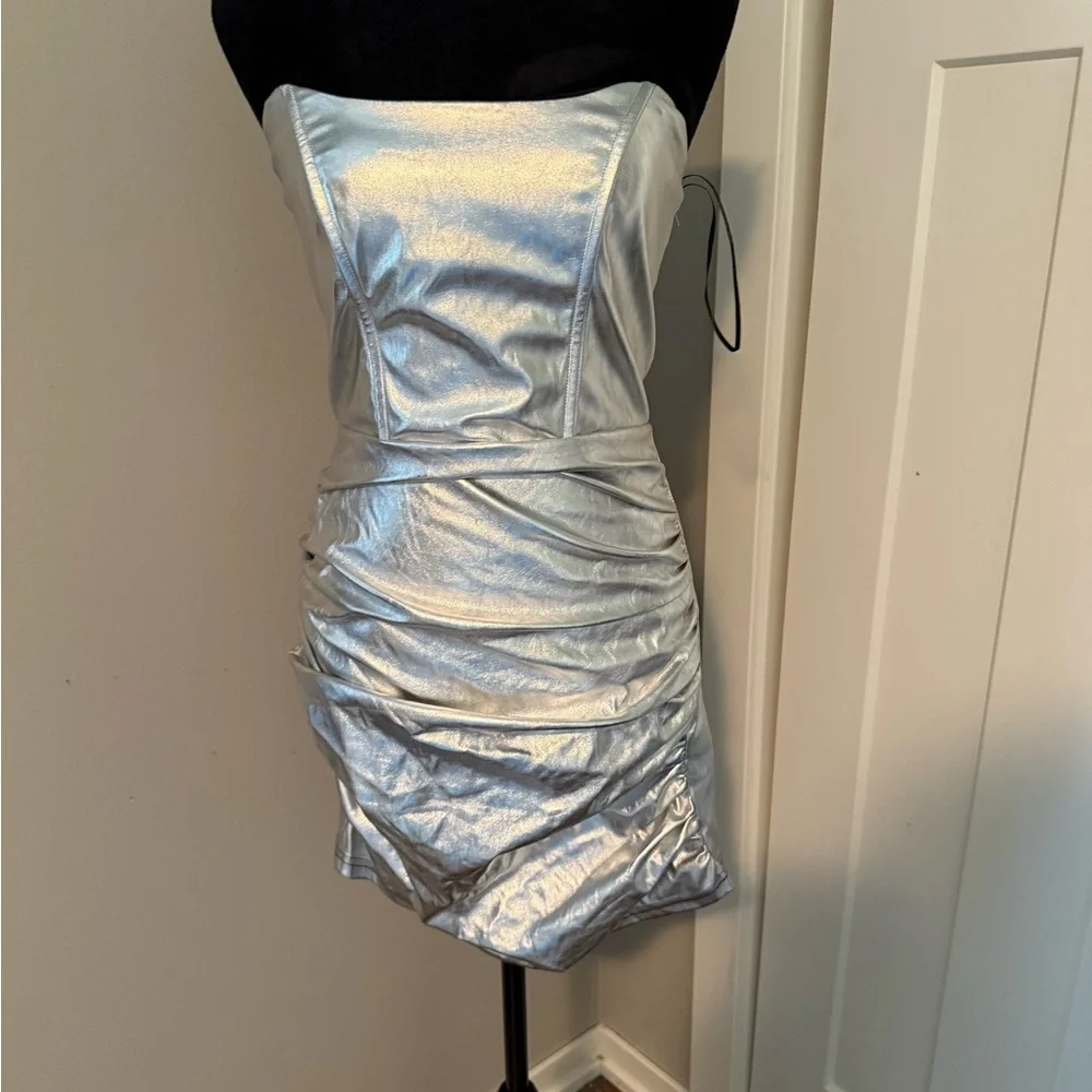 arlo strapless mini dress bond-eye Arlo Mini Dress | Ruby
